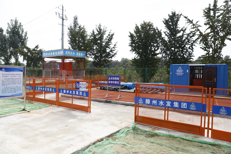 【水务服务】滕州市人民医院新院“共享蓝管”基坑排水竣工通水