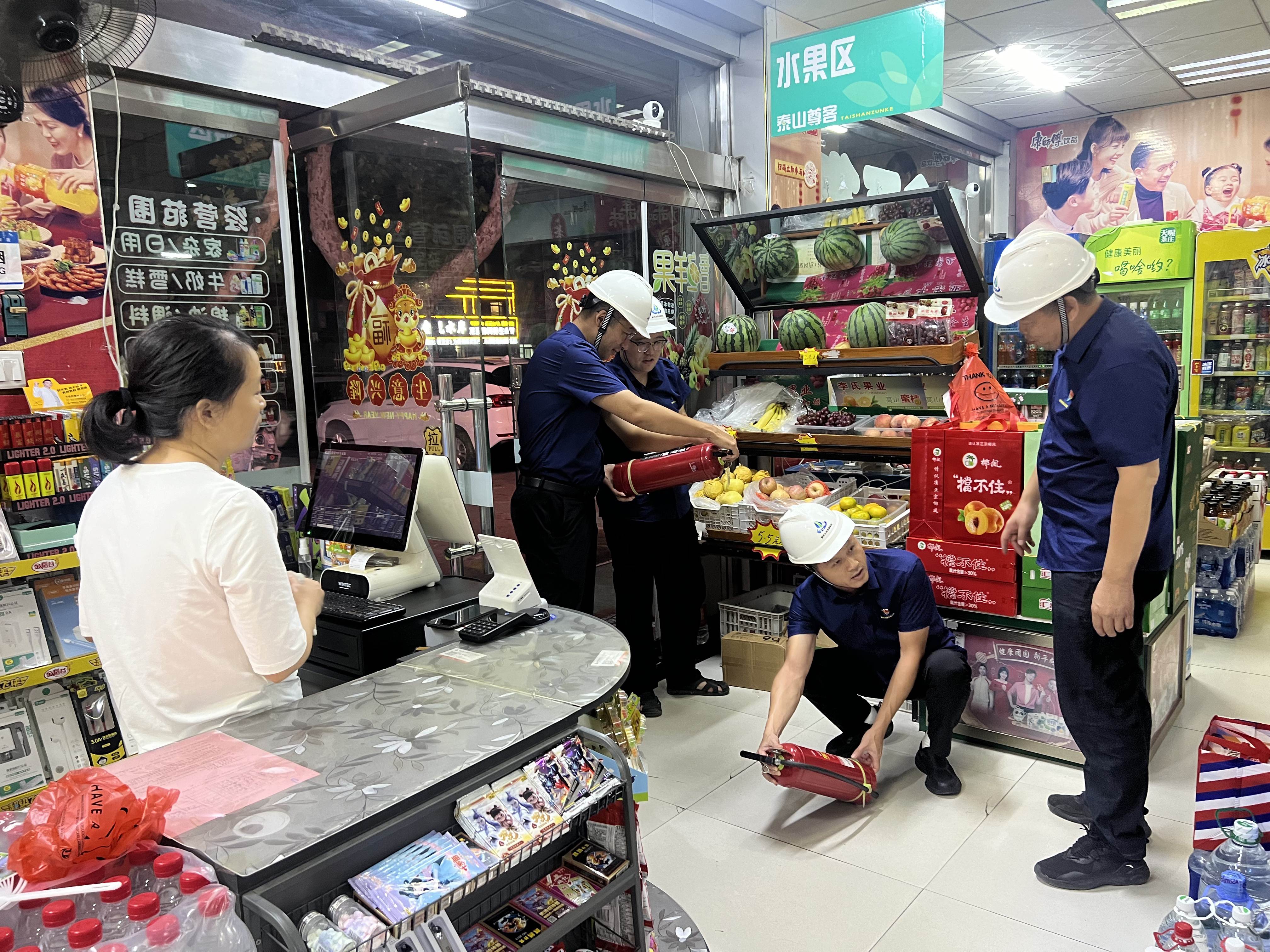 浩润公司开展沿街租赁营业房专项安全检查活动
