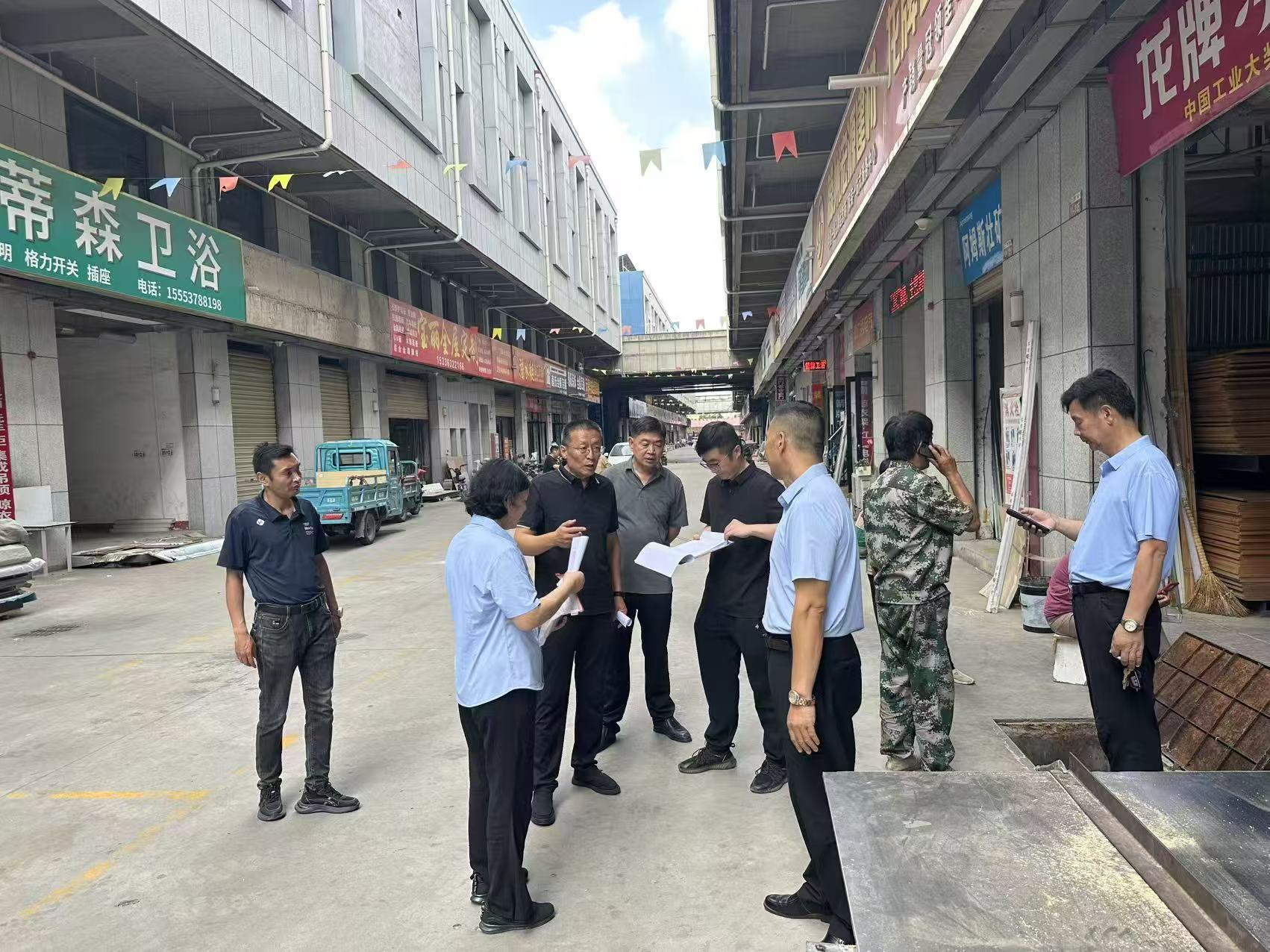 集团战略发展部、党政办公室、浩润公司现场对接以物抵债移交工作